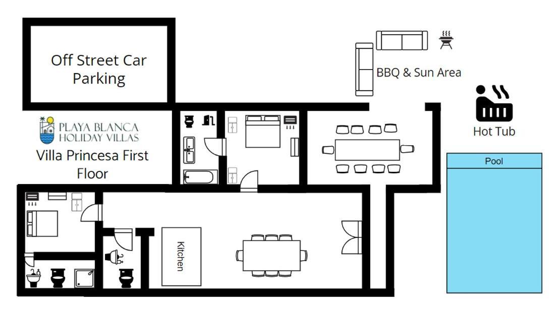 Stylish 6 Bedroom Villa Princesa - Hot Tub - Heated Pool - Near Beach & Waterparks Коста Бланка Экстерьер фото